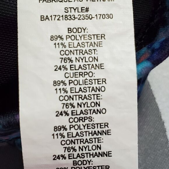 Fabletics Purple & Teal Sports Bra - Picture 4 of 6